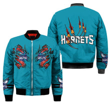 Load image into Gallery viewer, Charlotte Hornets NBA Claws Bomber Jacket Apparel Gift For Fans L0411-04