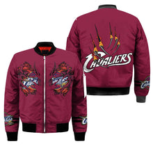 Load image into Gallery viewer, Cleveland Cavaliers NBA Claws Bomber Jacket Apparel Gift For Fans L0411-06