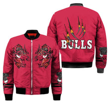 Load image into Gallery viewer, Chicago Bulls NBA Claws Bomber Jacket Apparel Gift For Fans L0411-05