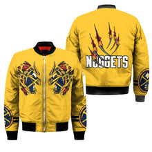 Load image into Gallery viewer, Denver Nuggets NBA Claws Bomber Jacket Apparel Gift For Fans L0411-08