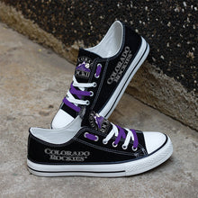 Load image into Gallery viewer, MLB Colorado Rockies Low Top Canvas Shoes Gift For Fans H0411