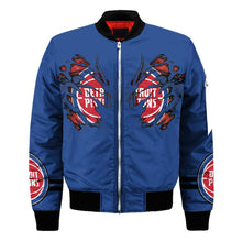 Load image into Gallery viewer, Detroit Pistons NBA Claws Bomber Jacket Apparel Gift For Fans L0411-09