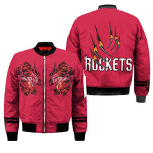 Load image into Gallery viewer, Houston Rockets NBA Claws Bomber Jacket Apparel Gift For Fans L0411-011
