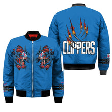 Load image into Gallery viewer, LA Clippers NBA Claws Bomber Jacket Apparel Gift For Fans L0411-013