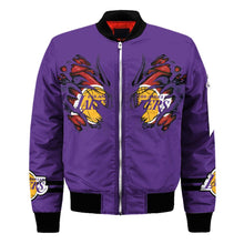 Load image into Gallery viewer, Los Angeles Lakers NBA Claws Bomber Jacket Apparel Gift For Fans L0411-014