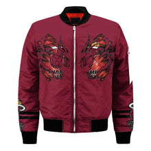 Load image into Gallery viewer, Miami Heat NBA Claws Bomber Jacket Apparel Gift For Fans L0411-016