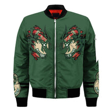 Load image into Gallery viewer, Milwaukee Bucks NBA Claws Bomber Jacket Apparel Gift For Fans L0411-017