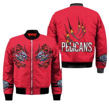 Load image into Gallery viewer, New Orleans Pelicans NBA Claws Bomber Jacket Apparel Gift For Fans L0411-019