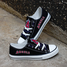 Load image into Gallery viewer, MLB Los Angeles Angels Low Top Canvas Shoes Gift For Fans H0411