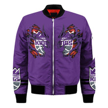 Load image into Gallery viewer, Sacramento Kings NBA Claws Bomber Jacket Apparel Gift For Fans L0411-026
