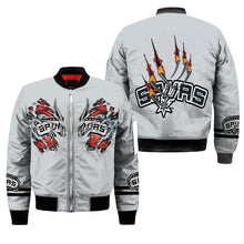 Load image into Gallery viewer, San Antonio Spurs NBA Claws Bomber Jacket Apparel Gift For Fans L0411-027