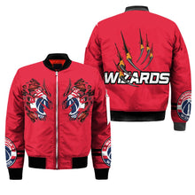 Load image into Gallery viewer, Washington Wizards NBA Claws Bomber Jacket Apparel Gift For Fans L0411-030