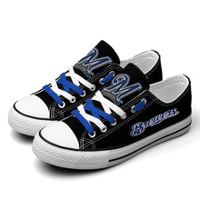 Load image into Gallery viewer, MLB Milwaukee Brewers Low Top Canvas Shoes Gift For Fans H0411