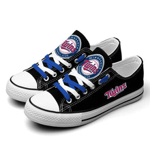 Load image into Gallery viewer, MLB Minnesota Twins Low Top Canvas Shoes Gift For Fans H0411
