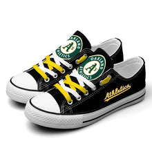 Load image into Gallery viewer, MLB Oakland Athletics Low Top Canvas Shoes Gift For Fans H0411