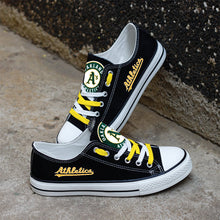 Load image into Gallery viewer, MLB Oakland Athletics Low Top Canvas Shoes Gift For Fans H0411