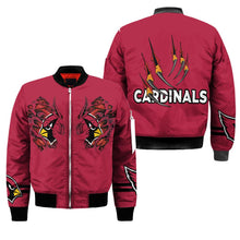Load image into Gallery viewer, Arizona Cardinals NFL Claws Bomber Jacket Apparel Gift For Fans L0411-01