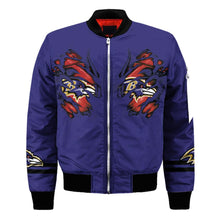 Load image into Gallery viewer, Baltimore Ravens NFL Claws Bomber Jacket Apparel Gift For Fans L0411-03