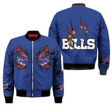 Load image into Gallery viewer, Buffalo Bills NFL Claws Bomber Jacket Apparel Gift For Fans L0411-04