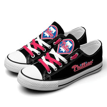 Load image into Gallery viewer, MLB Philadelphia Phillies Low Top Canvas Shoes Gift For Fans H0411