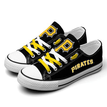 Load image into Gallery viewer, MLB Pittsburgh Pirates Low Top Canvas Shoes Gift For Fans H0411