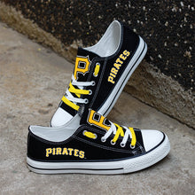 Load image into Gallery viewer, MLB Pittsburgh Pirates Low Top Canvas Shoes Gift For Fans H0411