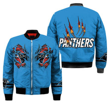 Load image into Gallery viewer, Carolina Panthers NFL Claws Bomber Jacket Apparel Gift For Fans L0411-05