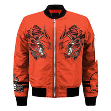 Load image into Gallery viewer, Cleveland Browns NFL Claws Bomber Jacket Apparel Gift For Fans L0411-08
