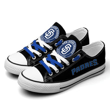 Load image into Gallery viewer, MLB San Diego Padres Low Top Canvas Shoes Gift For Fans H0411