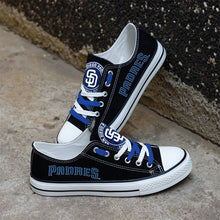 Load image into Gallery viewer, MLB San Diego Padres Low Top Canvas Shoes Gift For Fans H0411