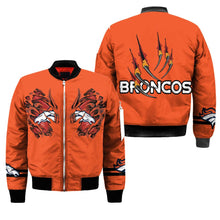 Load image into Gallery viewer, Denver Broncos NFL Claws Bomber Jacket Apparel Gift For Fans L0411-010