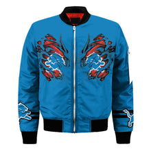 Load image into Gallery viewer, Detroit Lions NFL Claws Bomber Jacket Apparel Gift For Fans L0411-011