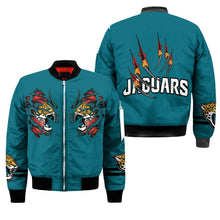 Load image into Gallery viewer, Jacksonville Jaguars NFL Claws Bomber Jacket Apparel Gift For Fans L0411-015
