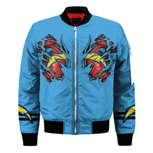 Load image into Gallery viewer, Los Angeles Chargers NFL Claws Bomber Jacket Apparel Gift For Fans L0411-017
