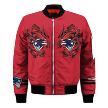 Load image into Gallery viewer, New England Patriots NFL Claws Bomber Jacket Apparel Gift For Fans L0411-021