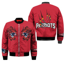 Load image into Gallery viewer, New England Patriots NFL Claws Bomber Jacket Apparel Gift For Fans L0411-021