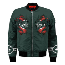 Load image into Gallery viewer, New York Jets NFL Claws Bomber Jacket Apparel Gift For Fans L0411-024
