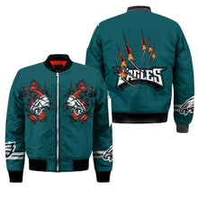 Load image into Gallery viewer, Philadelphia Eagles NFL Claws Bomber Jacket Apparel Gift For Fans L0411-026