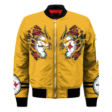 Load image into Gallery viewer, Pittsburgh Steelers NFL Claws Bomber Jacket Apparel Gift For Fans L0411-027