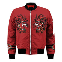 Load image into Gallery viewer, San Francisco 49ers NFL Claws Bomber Jacket Apparel Gift For Fans L0411-028