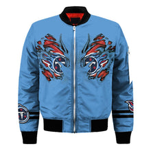 Load image into Gallery viewer, Tennessee Titans NFL Claws Bomber Jacket Apparel Gift For Fans L0411-031