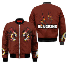 Load image into Gallery viewer, Washington Redskins NFL Claws Bomber Jacket Apparel Gift For Fans L0411-032