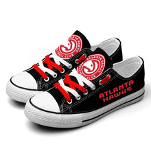 Load image into Gallery viewer, NBA Atlanta Hawks Low Top Canvas Shoes Gift For Fans H0411