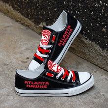 Load image into Gallery viewer, NBA Atlanta Hawks Low Top Canvas Shoes Gift For Fans H0411