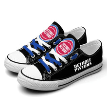 Load image into Gallery viewer, NBA Detroit Pistons Low Top Canvas Shoes Gift For Fans H0411