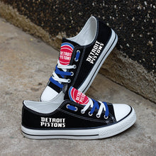 Load image into Gallery viewer, NBA Detroit Pistons Low Top Canvas Shoes Gift For Fans H0411