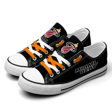 Load image into Gallery viewer, NBA Miami Heat Low Top Canvas Shoes Gift For Fans H0411