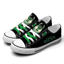 Load image into Gallery viewer, NBA Milwaukee Bucks Low Top Canvas Shoes Gift For Fans H0411