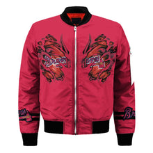 Load image into Gallery viewer, Atlanta Braves MLB Claws Bomber Jacket Apparel Gift For Fans L0411-02