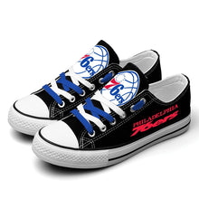 Load image into Gallery viewer, NBA Philadelphia 76ers Low Top Canvas Shoes Gift For Fans H0411